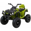 mamido Elektrická štvorkolka ATV nafukovacie kolesá zelená