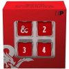 Sada kociek Dungeons & Dragons - Heavy Metal Red and White D6 (Ultra Pro)