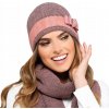 Kamea Katalonia koralová univerzálna veľkosť ružová alpaka teplá ČIAPKA