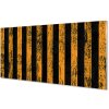 Nástenný panel Nepravidelné žlté pruhy 100x50 cm