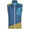 Ortovox Windbreaker Vest Men's Petrol Blue M; Modrá vesta