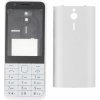 Nokia 230 strieborný predný panel lcd rám, krycia časť