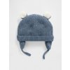 GAP Baby zateplená sherpa čiapka Tmavomodrá 6-12M Tmavomodrá Tmavomodrá
