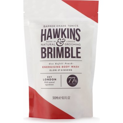 Hawkins & Brimble osviežujúci sprchový gél náhradná náplň ( Body Wash Pouch) 300 ml