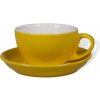 Biebri šálka s podšálkou, 190ml, set 4 ks, žltá