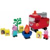 Stavebnica Peppa Pig Fire Engine PlayBIG Bloxx BIG Požiarnické auto s 2 figúrkami 40 dielov od 1,5-5 rokov