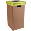 Odpadkový kôš, určený na zálohované fľaše, vyrobený z recyklovaných materiálov, 50 l, RECOBIN Office
