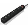 EATON Protection Strip 6 Tel@ FR, 6 výstupov, zaťaženie 10 A, tel. PS6TF