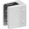 Feldmann 3900-V2A - nerezový držiak skla na rovinu - model 39, AISI 304 brus, pre nerezové zábradlie