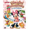 Vianočné omaľovánky so samolepkami - Minnie