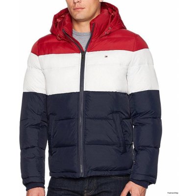 Tommy Hilfiger bunda s kapucí Quilted jacket tmavě modrá od 229 € -  Heureka.sk