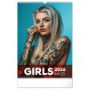 Nástenný kalendár Inked Girls 2026