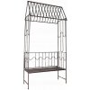 Záhradná pergola s lavicou WILLOW hnedá GOM1456