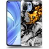 Picasee silikónový prehľadný obal pre Xiaomi Mi 11 - Black Gold 2
