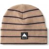 pánska čiapka BURTON RECYCLED KACTUSBUNCH TALL BEANIE SUMMIT TAUPE STRIPES