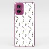 4NewCase - Kryt pre MOTOROLA - Moto G55 - SILIKÓN - Lilac Buds - 1013250500110