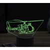 Beling 3D lampa,Gazelle AH.Mk.1, 16 farebná ULA15