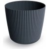 Kvetináč plast sivý Prosperplast 12,9 cm x 12,9 x 11,4 cm