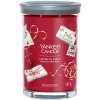 Svíčka ve skleněném válci Yankee Candle, Vánoční přání, 567 g