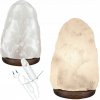 Soľná lampa BIELA 3-5 kg Himalájska soľ ionizátor čistička vzduchu