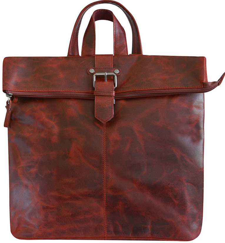 Mercucio červená kožená ruksak 9 l
