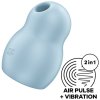 Satisfyer Pro To Go 1 Double Air Pulse Stimulator & Vibrator Blue - Stimulátor Klitorisu