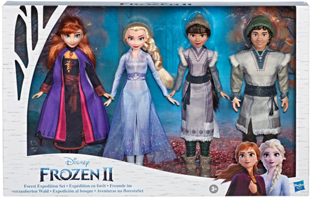 Hasbro Frozen 2 sada 4 bábik Expedícia do divočiny