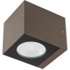 Redo 90102 TEKO exteriérové ​​nástenné svietidlo CREE COB LED 2x6W | 1332/980lm | 3000K | IP65 - hnedá