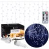 SPRINGOS LED kvaple 22,5m 500LED 8 funkcií ovládač IP44 studená biela