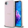 Guess PU Grained Classic Logo MagSafe Zadní Kryt pro iPhone 16e Pink GUHMPSE4PGHSMMP (GUHMPSE4PGHSMMP)