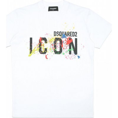 Dsquared2 Cool Fit-icon T-shirt biela