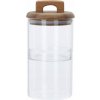 Acacia Sklenená dóza s dreveným viečkom 10 x 22,5 cm