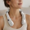Liaobel Prenosný bezlopatkový ventilátor na krk s piatimi rýchlosťami LIAOBEL BL-9 - biely