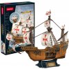CubicFun - Puzzle 3D Loď Santa Maria 204 dielikov