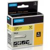 páska DYMO 18432 PROFI D1 RHINO Black On Yellow Vinyl Tape (12mm) (S0718450)