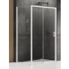 New Trendy Prime White sprchovací kút 100x100 cm obdĺžniková biela matné/priehľadné sklo K-1359