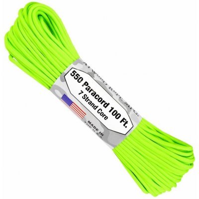 ARM 550 PARACORD 100' Neon Green