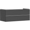 Hansgrohe Xelu Q Umývadlová skrinka, 50x118x55 cm, 2 zásuvky, matná sivá/matná biela 54083700-HG