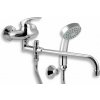 NOVASERVIS - Vaňová paneláková batéria 100 mm Metalia 57 chróm 57037,0