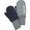 ESITO Palcové rukavice softshell Duo Šedá - Veľ. 5-7 rokov