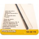 PROXXON Micromot Pílový list 25 mm Z 14 /12 ks pre lupienkovú pílu DS230/E, 28116