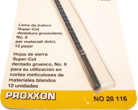 PROXXON Micromot Pílový list 25 mm Z 14 /12 ks pre lupienkovú pílu DS230/E, 28116
