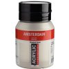 Akrylová farba Amsterdam Standard - 800 Silver Objem: 500 ml