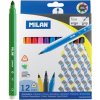 Fixy MILAN trojhranné 0,2 mm - sada 12 ks