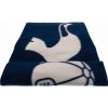 TOTTENHAM HOTSPUR FC Fleecová deka Tottenham Hotspur FC, modrá, 125x150 cm