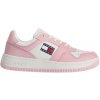 Dámske nízke tenisky Tommy Hilfiger, TOMMY JEANS RETRO BASKET WMN ružová,biela,čierna,červená 39