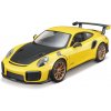 MAISTO porsche 911 GT2 RS žltá assembly line 1:24