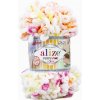 Alize Puffy fine color 6244 smetanová, žlutá, oranžová, růžová