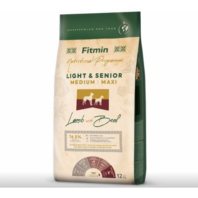 Fitmin Dog Medium Maxi Light Senior Lamb & Beef 12 kg