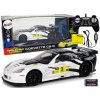 mamido R/C 1/18 Corvette C6 športové vozidlo. R biela 2,4 g svetlo